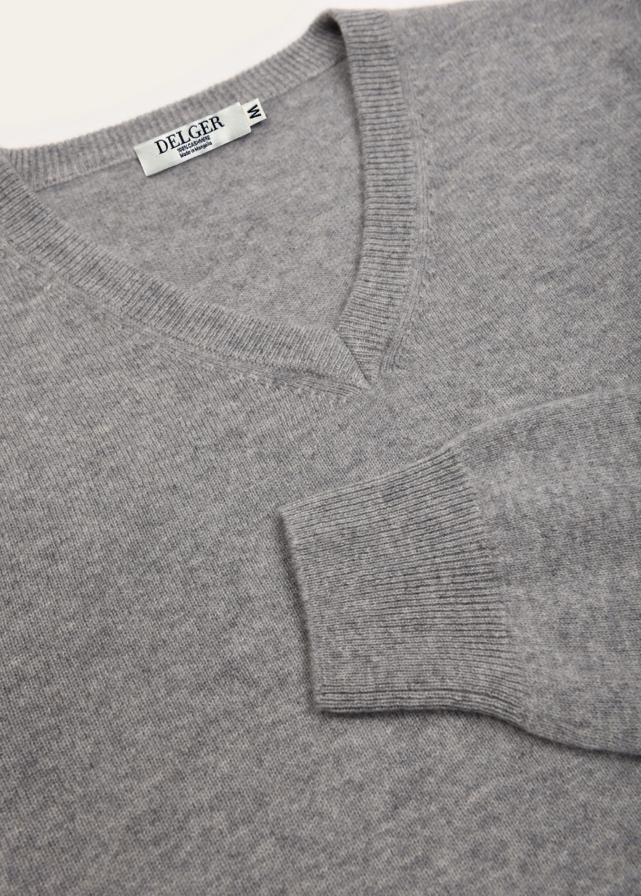 Chono pánský šedý kašmírový svetr