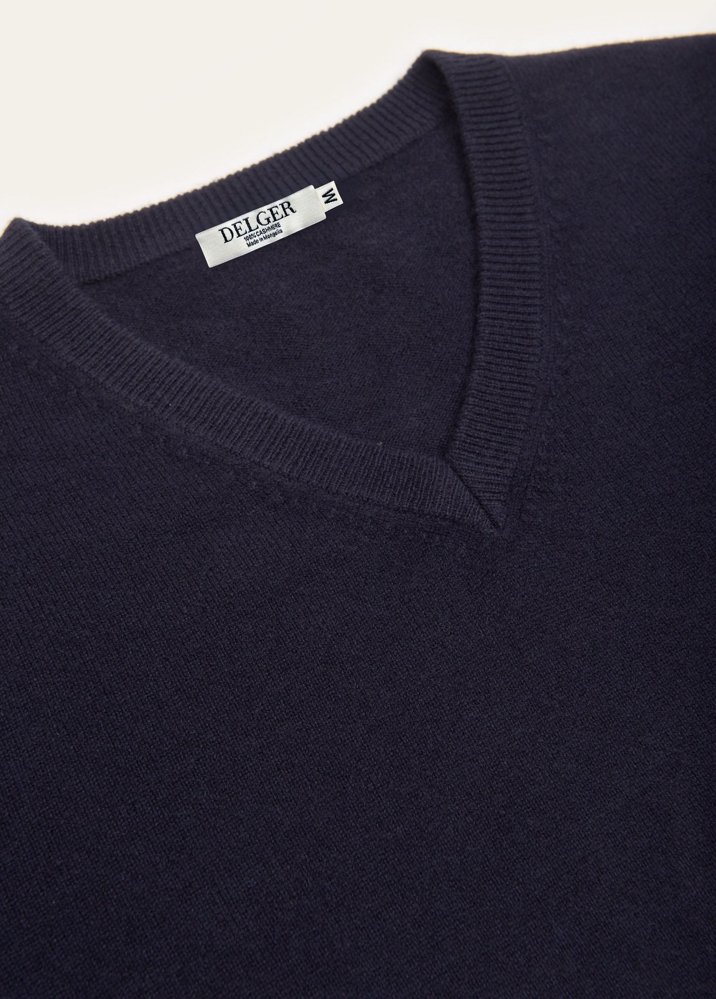 Khair pánský tmavě modrý kašmírový svetr