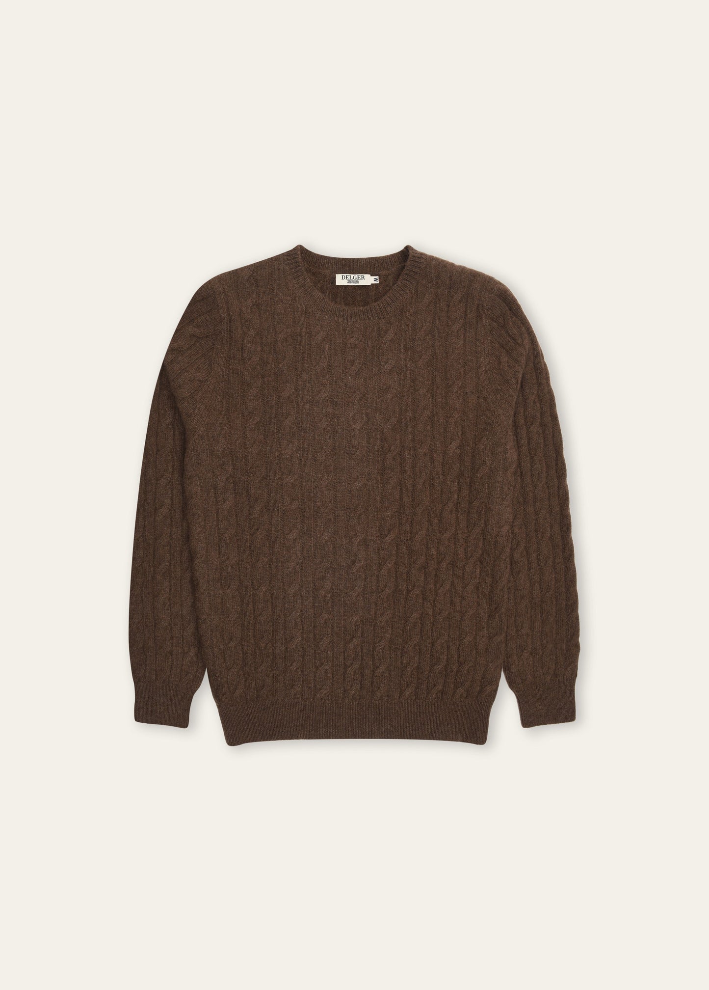 Sutai Damenpullover aus Yakwolle mit Zopfmuster