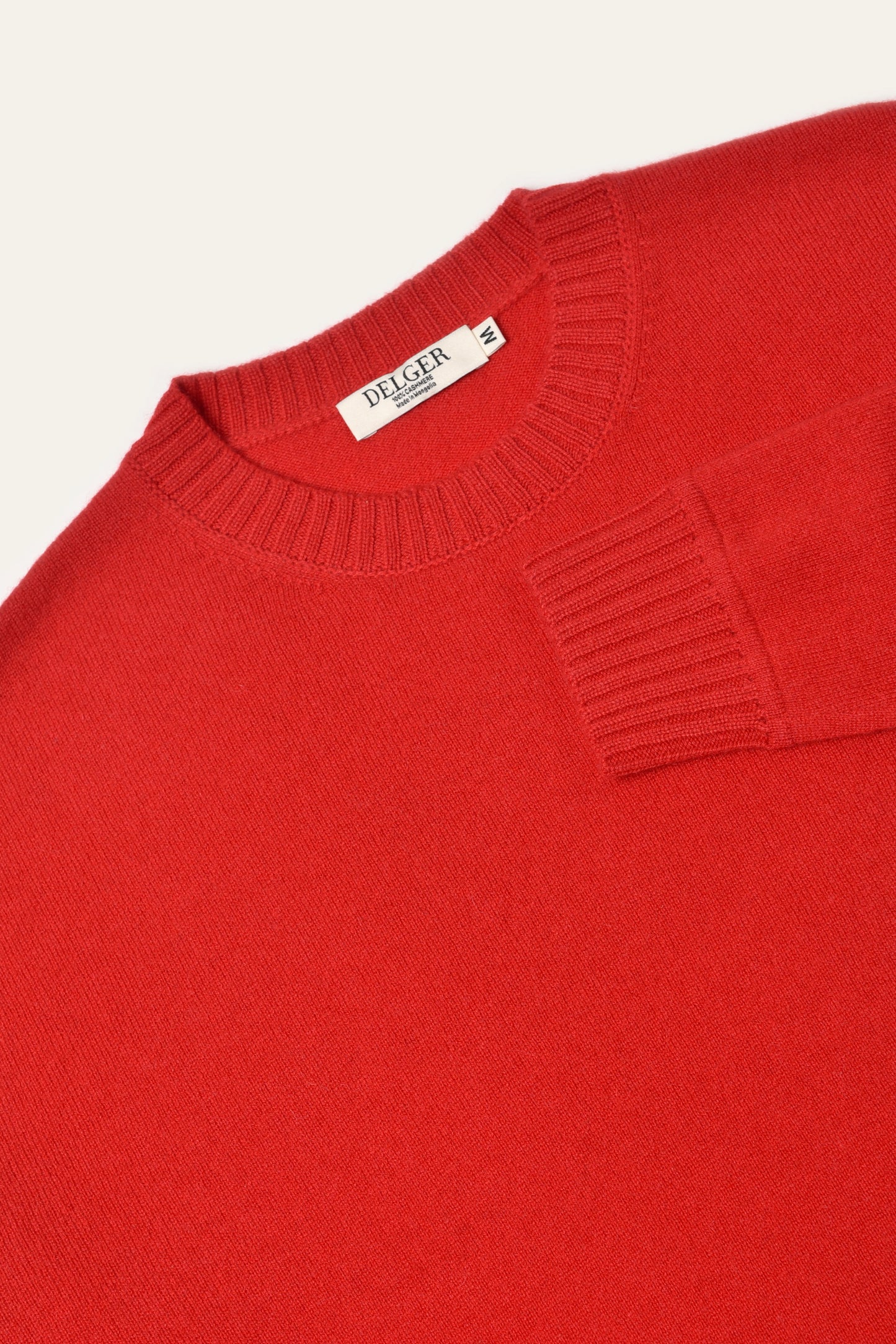Borte red women's cashmere sweater